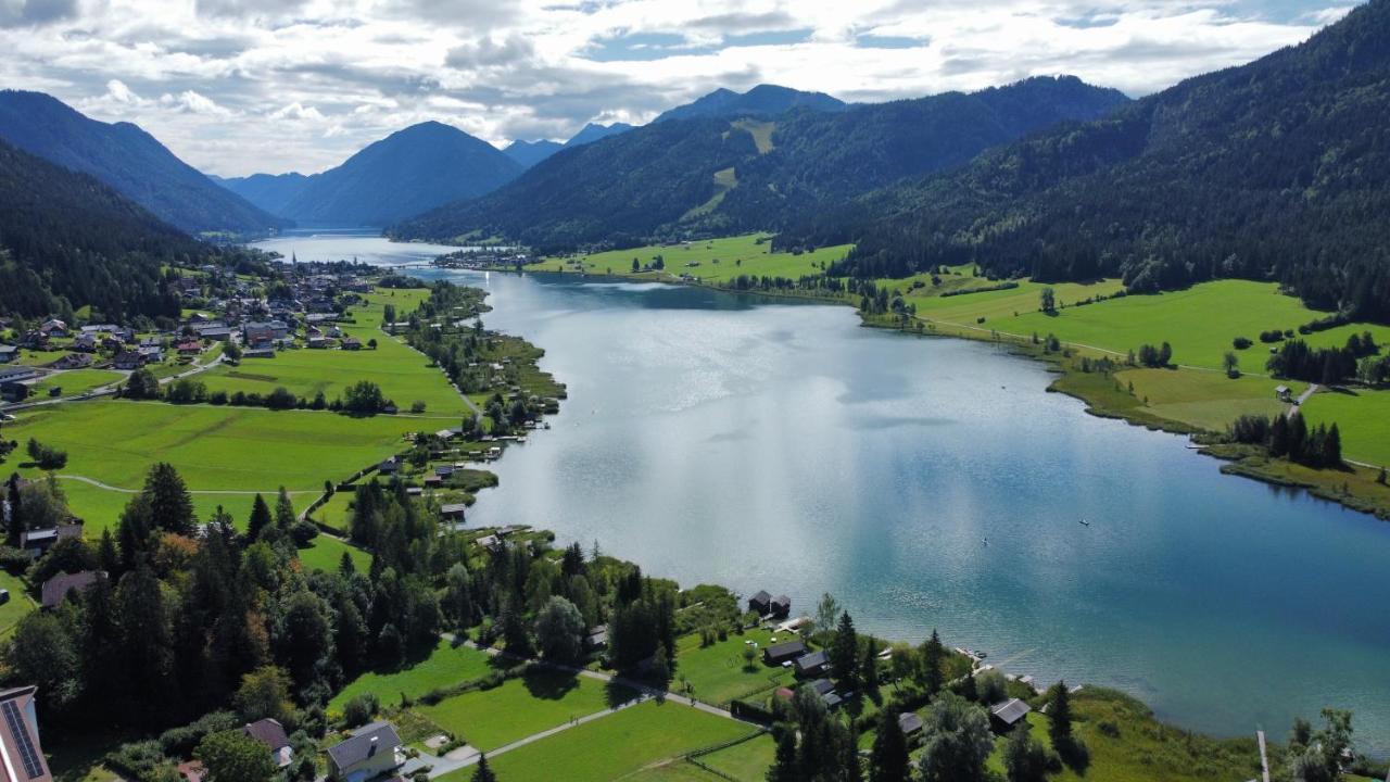 Erdhaeuser Und Apartments Mit Seeblick Und Alleinlage Weissensee Exterior foto